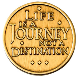 Life Is a Journey Medallion