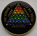 Product: Pride Crystalized Medallion