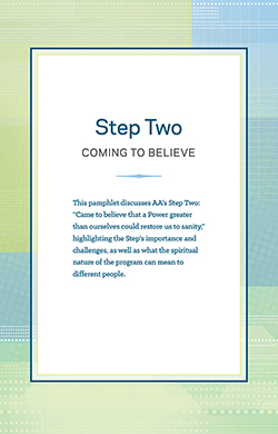 Product: Step 2 AA Coming to Believe