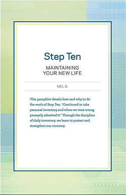 Product: Step 10 AA Maintaining Your New Life