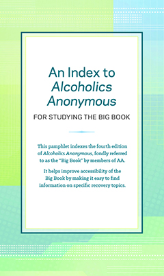 An Index to Alcoholics Anonymous 4th Edition