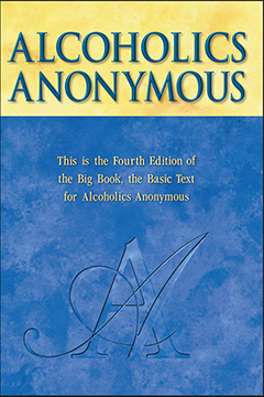 Alcoholics Anonymous Big Book 4th Edition Hardcover Jacketless