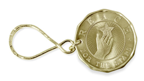 Product: Reach for the Stars Keytag 12 sided