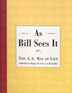 Product: As Bill Sees It Hardcover