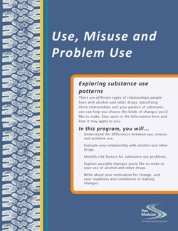Flex Modules Use, Misuse and Problem Use Journal, Pkg. of 25