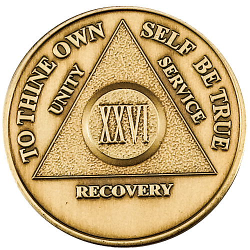 Recovery Anniversary Bronze<br/>
Available for years 1-50.<br/>
Starting at $2.75 ea.<br/>