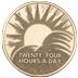 Product: Twenty Four Hours a Day Commemorative Medallion