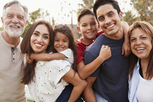 Family Group, grandparents, parents, children